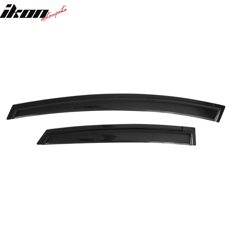 4Pcs Set Window Visors Black Sun Rain Vent Guard Fits 2010 4Pcs Set Window Visors Black Sun Rain Vent Guard Fits 2010