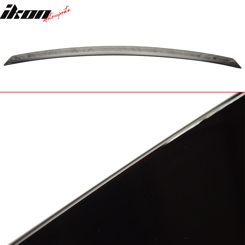 Fits 10-16 Benz W212 Sedan AMG Trunk Spoiler + OE Roof Wing Painted #040 Black