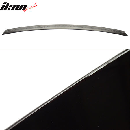 Fits 10-16 Benz W212 Sedan AMG Trunk Spoiler + OE Roof Wing Painted #040 Black