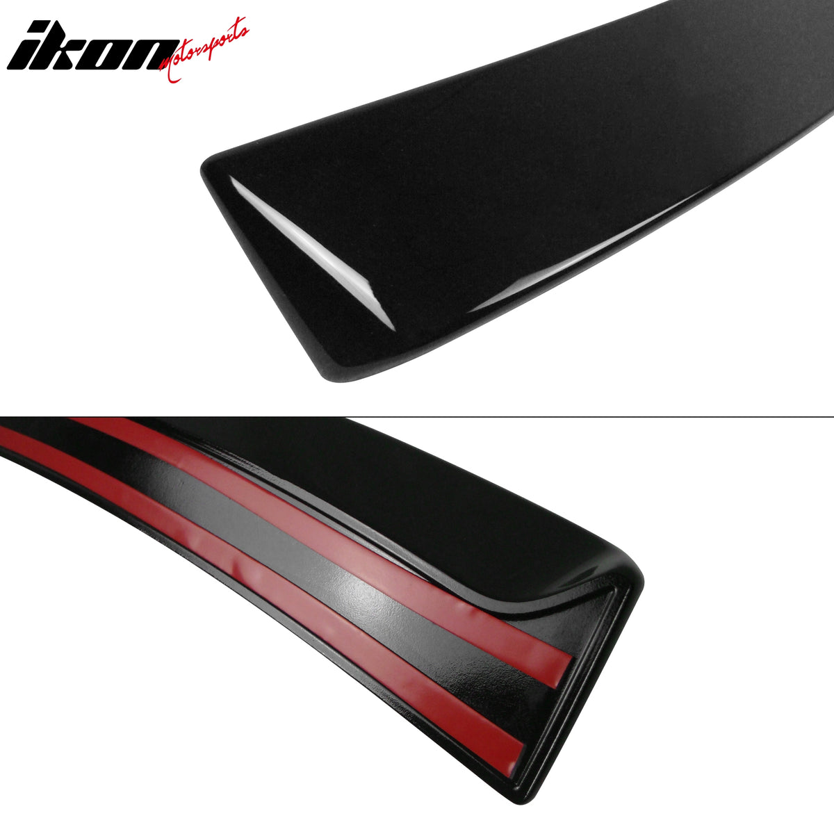 Fits 10-16 Benz W212 Sedan AMG Trunk Spoiler + OE Roof Wing Painted #040 Black