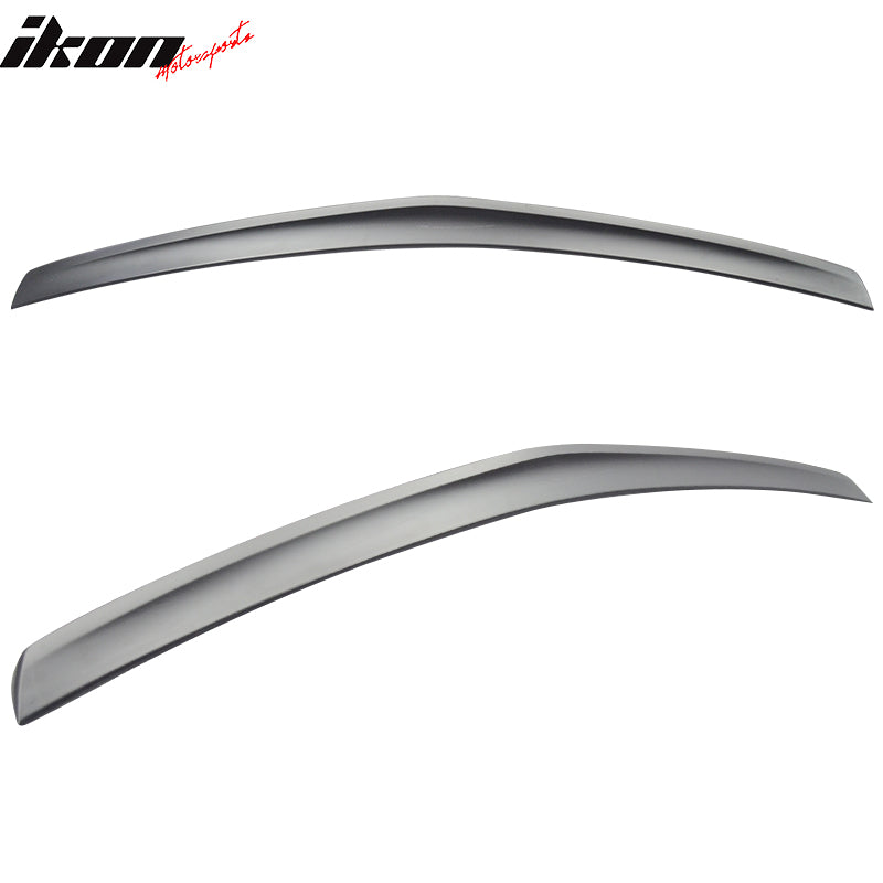 Fits 10-16 Benz W212 E-Class Sedan AMG Trunk Spoiler Lip & OE Style Roof Spoiler