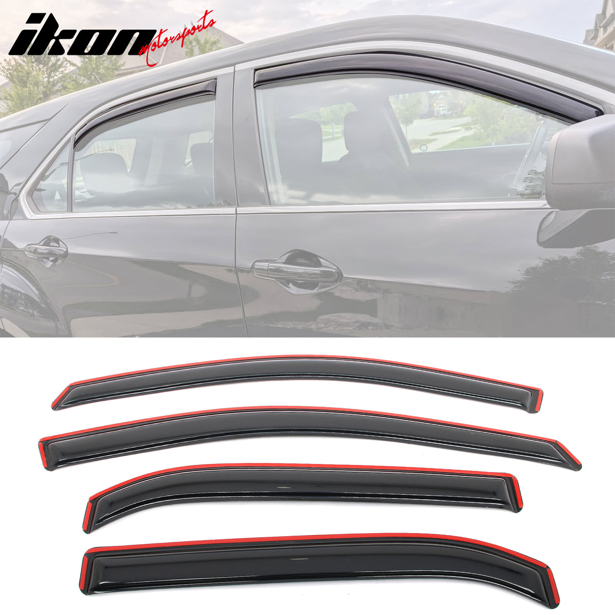 2024 Equinox | Window Vent Visors | In-Channel | Smoke Black | Front 2024 Equinox | Window Vent Visors | In-Channel | Smoke Black | Front