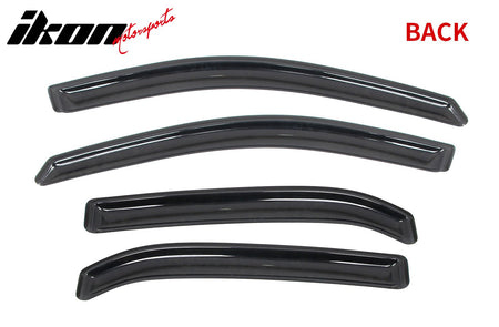 Fits 10-17 Chevrolet Equinox Window Visors Vent Rain Guards Deflector In-Channel