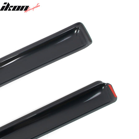 Fits 10-17 GMC Terrain Window Visors Acrylic In-Channel Rain Wind Shade 4PCS Set