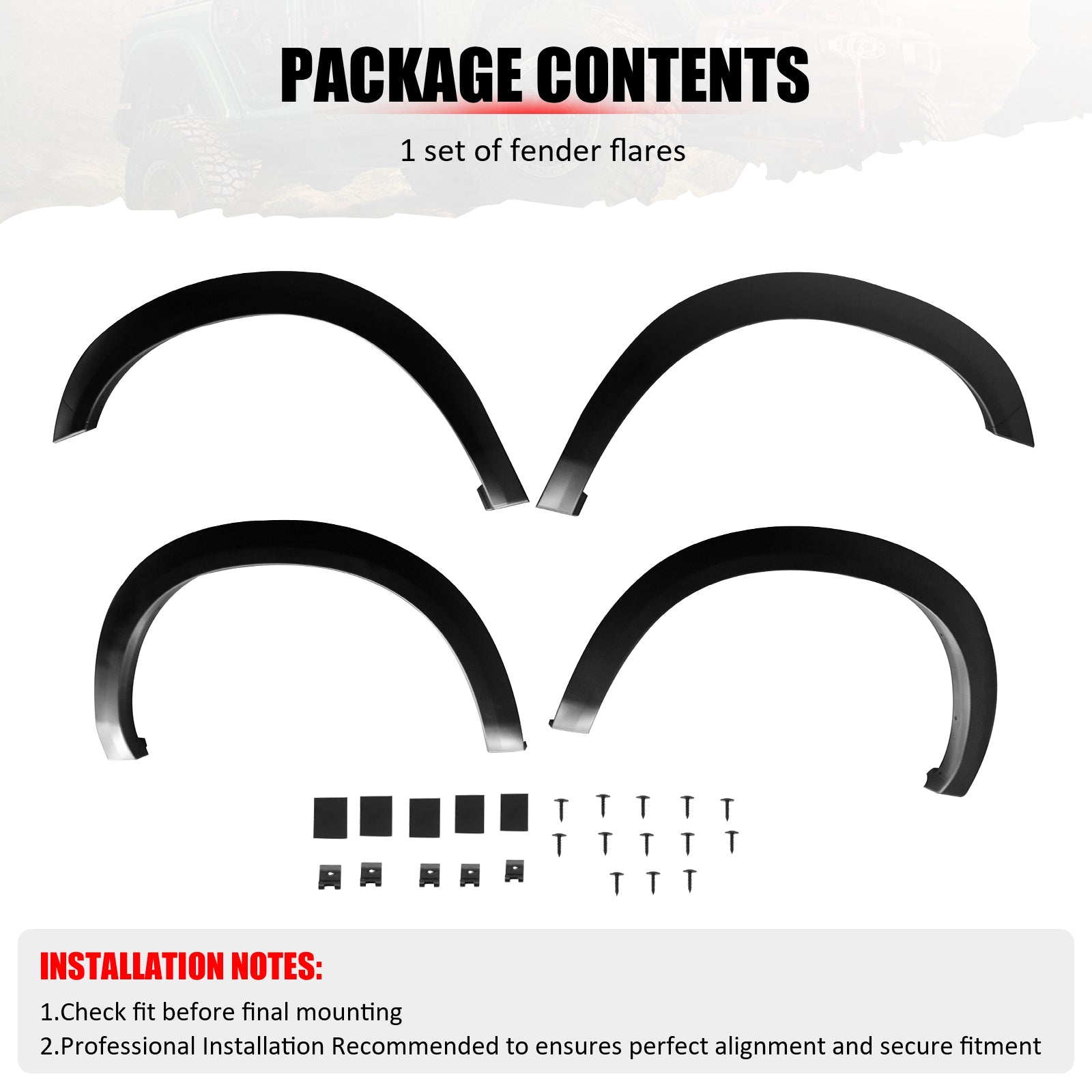 Fits 10-18 Dodge Ram 2500 3500 OE Factory Style Fender Flares Cover Unpainted PP