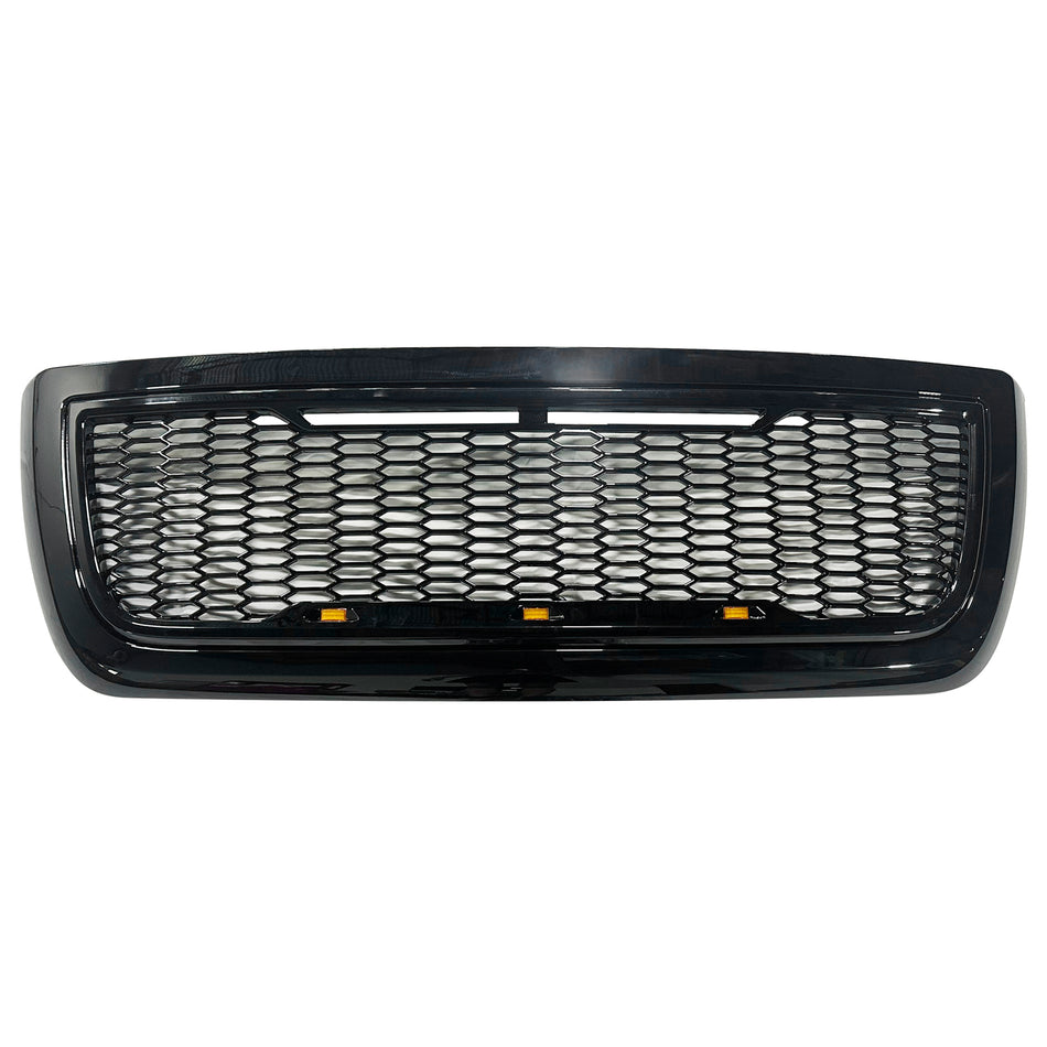 2010-2018 Ram 2500 Raptor Inspired Style Grille Gloss Black w/ LED