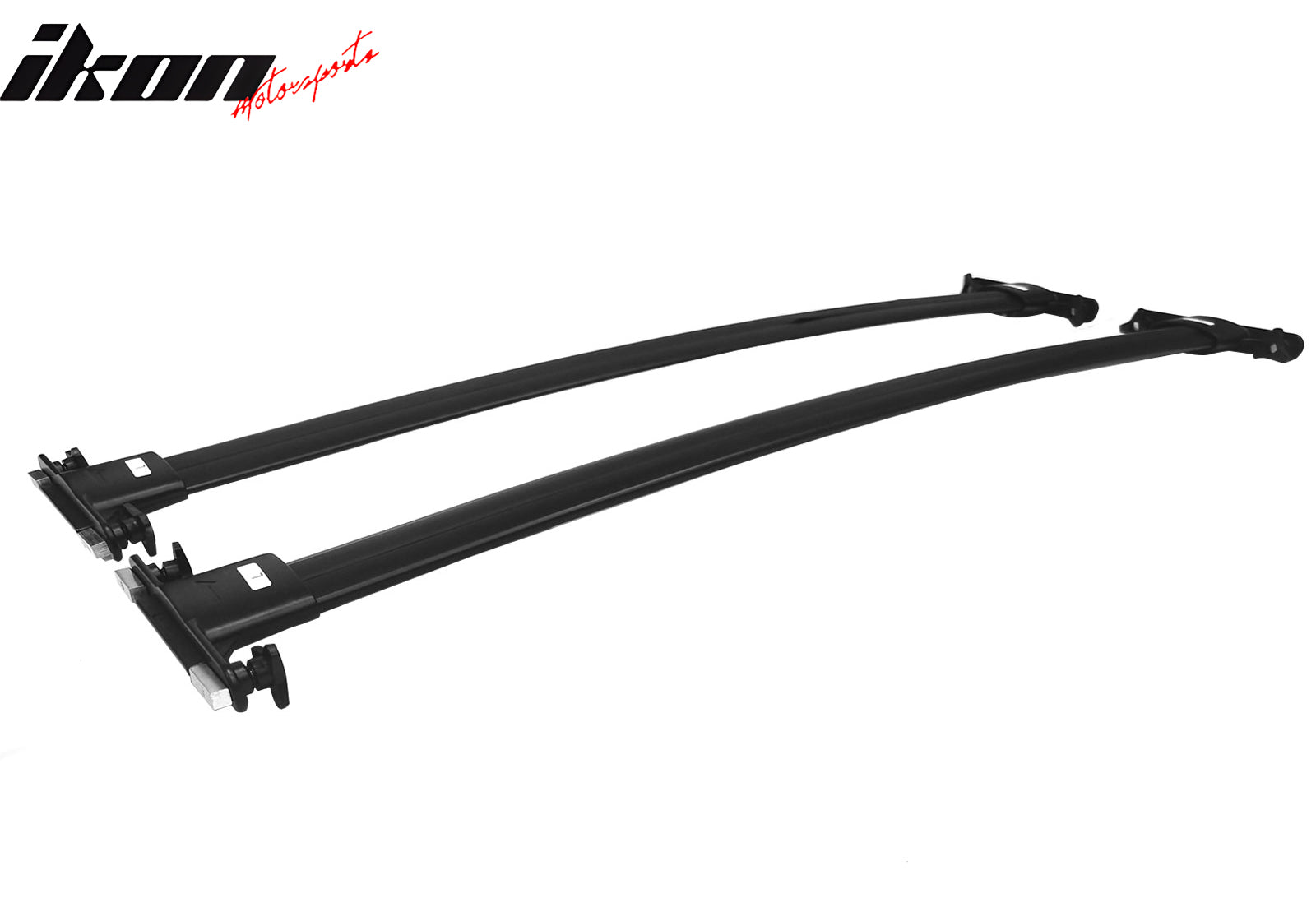 IKON MOTORSPORTS, Roof Rack Compatible With 2010-2024 Toyota 4Runner All Models, Black Top Roof Rack Cross Bar Cargo Luggage Carrier Aluminum 6PCS
