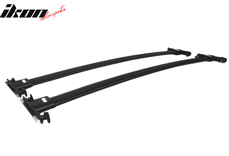 IKON MOTORSPORTS, Roof Rack Compatible With 2010-2024 Toyota 4Runner All Models, Black Top Roof Rack Cross Bar Cargo Luggage Carrier Aluminum 6PCS