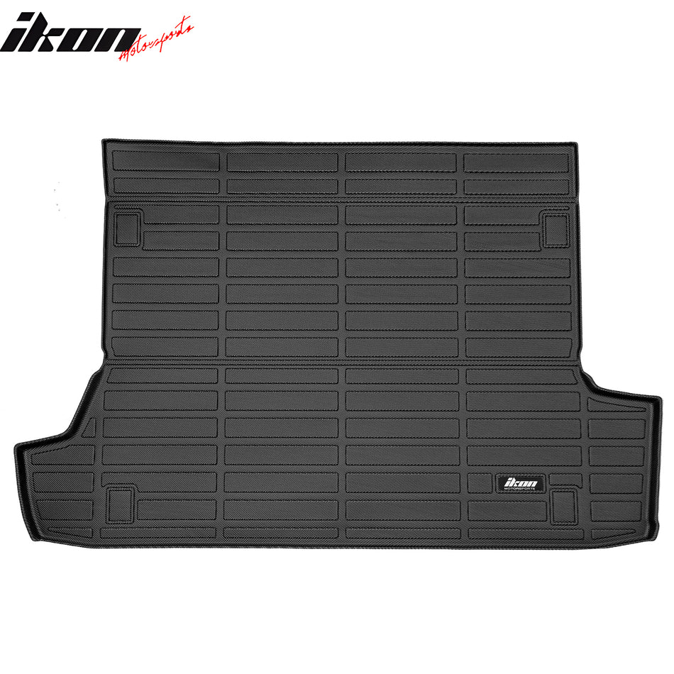 Cargo Trunk Tray Mats for Toyota 4Runner 2010-2025 with 7 Passenger 3D TPE