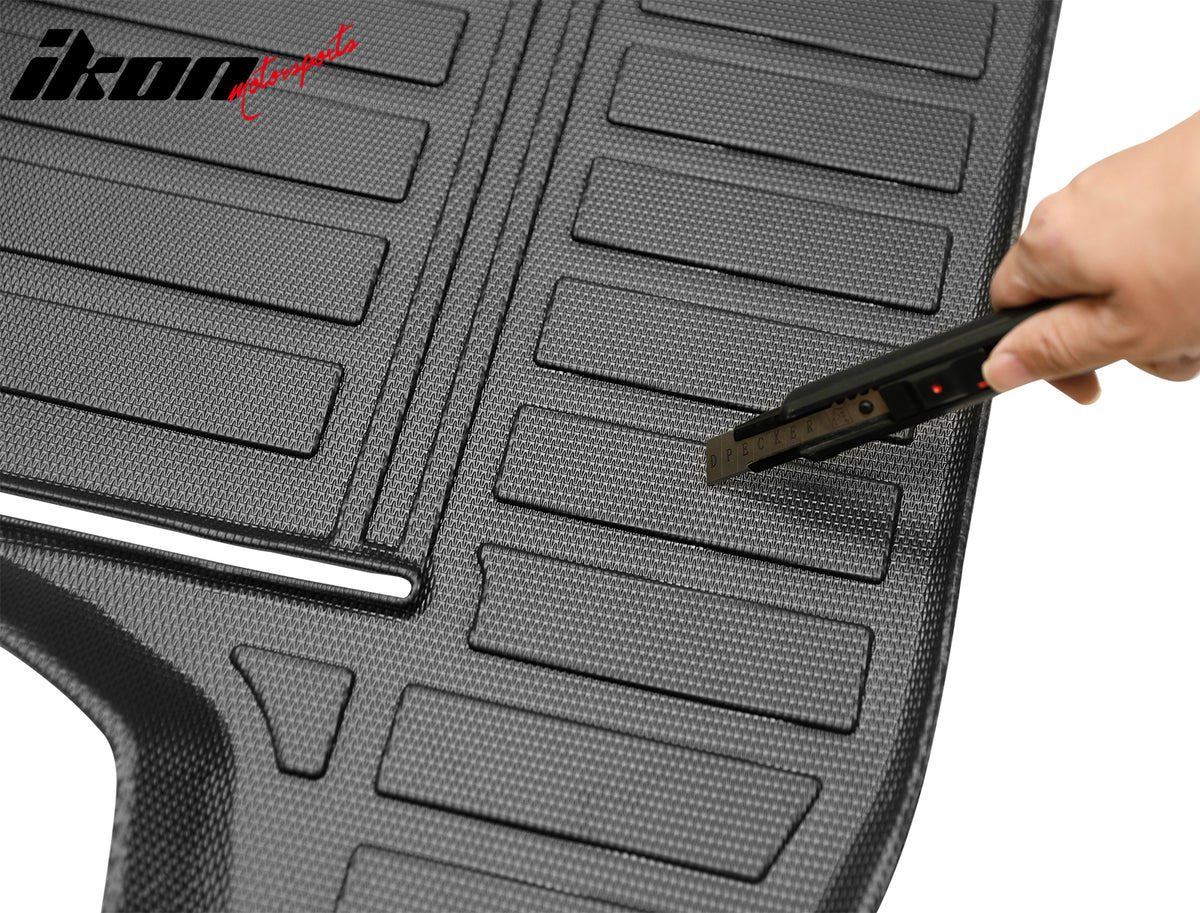 Fits 10-25 Toyota 4Runner W/7 Seat Rear Cargo Liner Trunk Tray Mat Cover 3D TPE