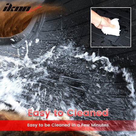 2010 - 2025 Toyota 4Runner W/7 Passenger 3D Cargo Trunk Tray Mats TPEIkon Motorsports