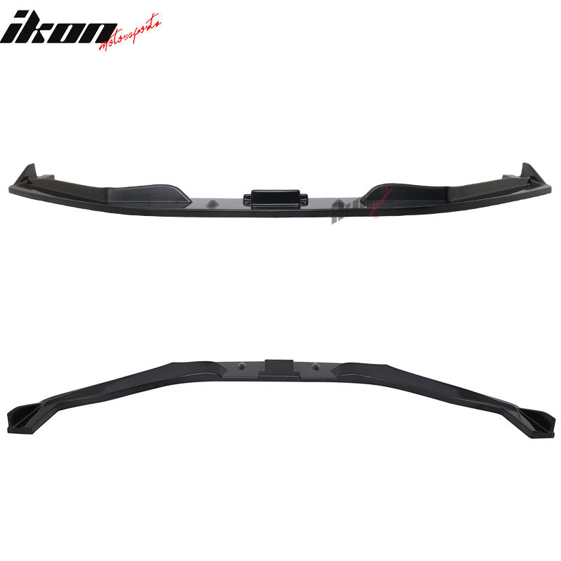 Fits 11-12 Honda CRZ A Type Front Bumper Lip Spoiler Unpainted Black ABS