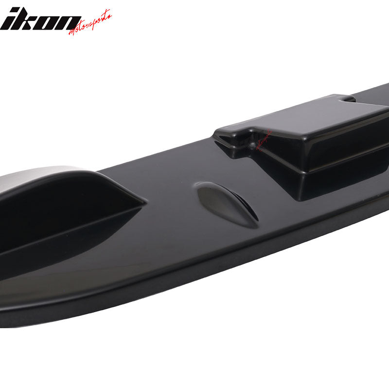 Fits 11-12 Honda CRZ A Type Front Bumper Lip Spoiler Unpainted Black ABS