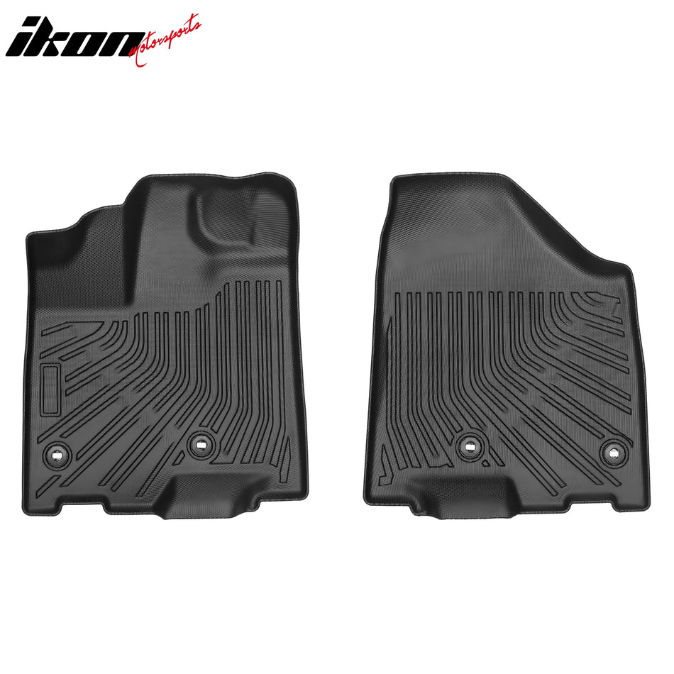 2011-2012 Toyota Sienna 7 / 8 Seat Anti-Slip Floor Mats All Weather Carpets TPE