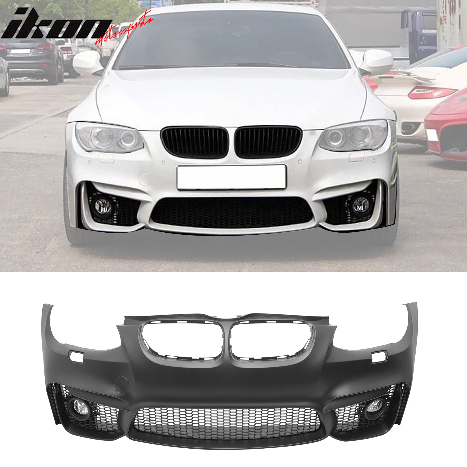 Fits 11-13 BMW E92 E93 LCI 3 Series M4 Style PP Front Bumper