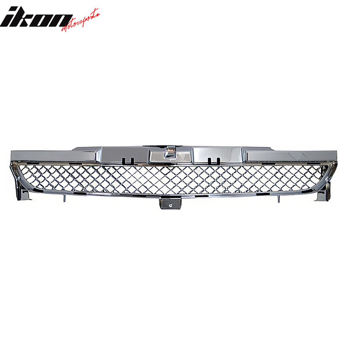 Fits 11-13 Dodge Charger Bentley Mesh Style Front Bumper Lower Grille ABS Chrome