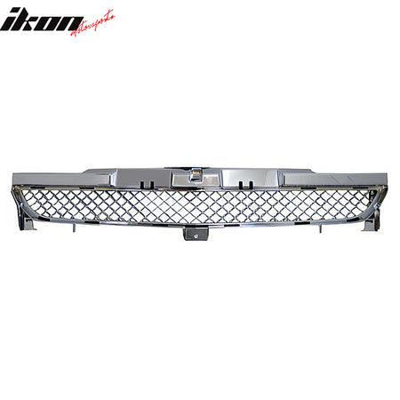 Fits 11-13 Dodge Charger Bentley Mesh Style Front Bumper Lower Grille ABS Chrome