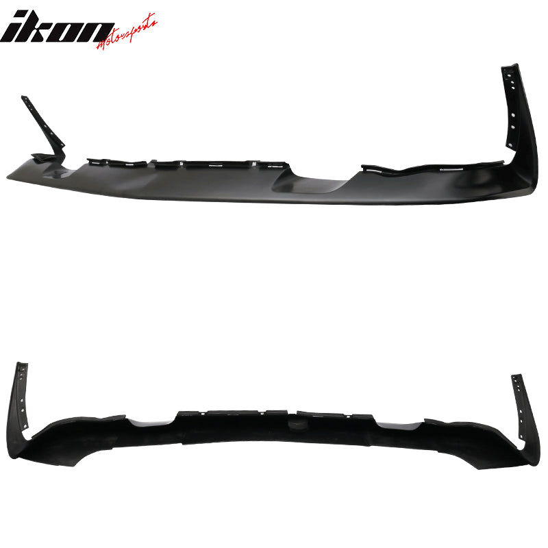 Fits 11-14 Challenger SRT Style PU Front Bumper Lip Spoiler Black