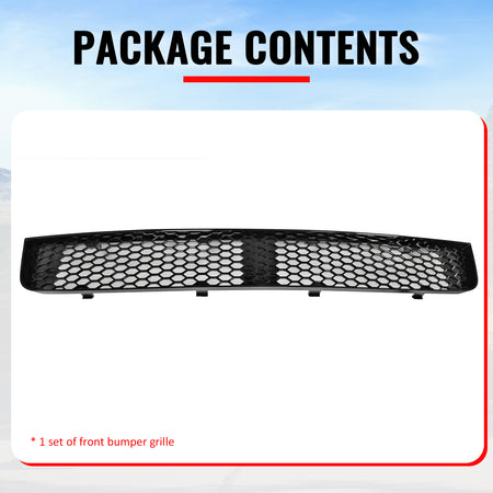 Fits 11-14 Subaru Impreza WRX & WRX STI Gloss Black Honeycomb Lower Grille PP