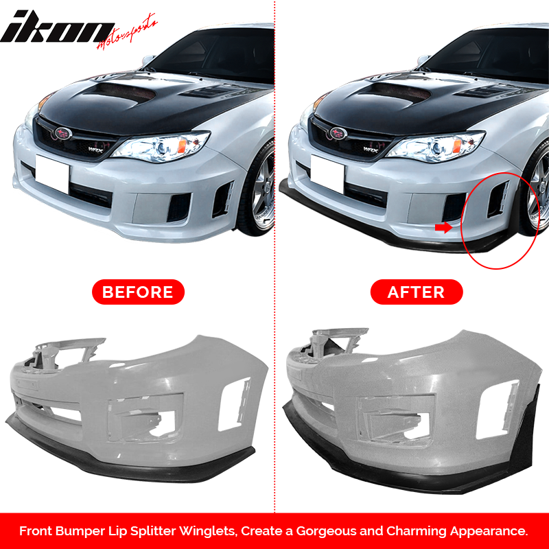 2011-2014 SUBARU WRX/STI V-LIMIT STYLE FRONT BUMPER LIP 2011-2014 SUBARU WRX/STI V-LIMIT STYLE FRONT BUMPER LIP