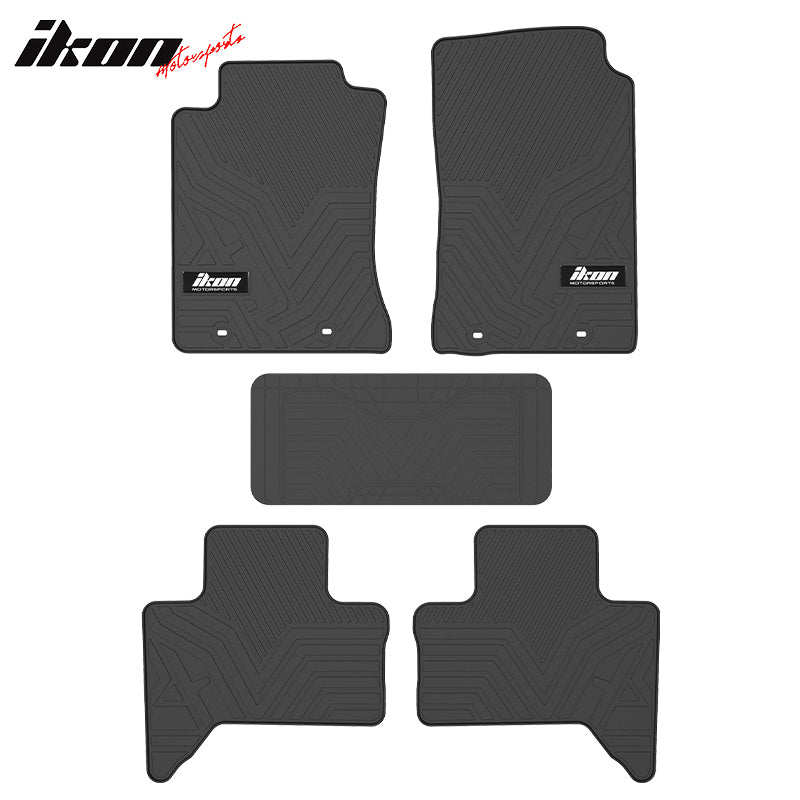 Floor Mat for Toyota Tacoma Extended Cab 11-14 Rubber All Weather