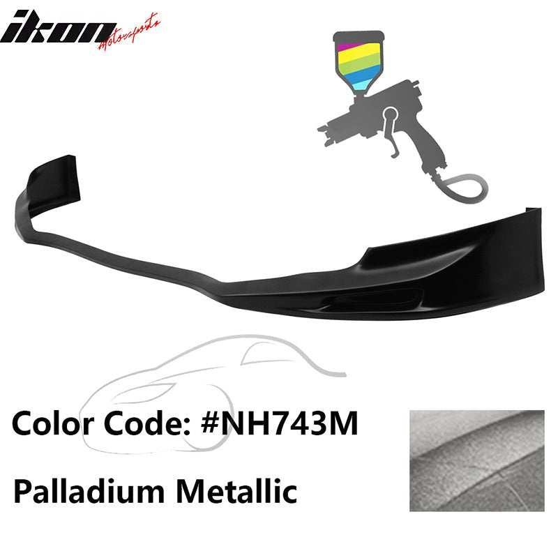 2011 - 2014 Acura TSX Painted Front Bumper Lip Spoiler PUPainted NH743M Palladium MetallicIkon Motorsports