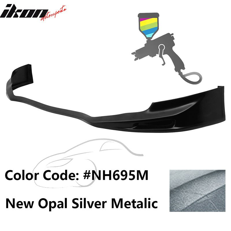 2011 - 2014 Acura TSX Painted Front Bumper Lip Spoiler PUPainted NH695M New Opal Silver MetalicIkon Motorsports