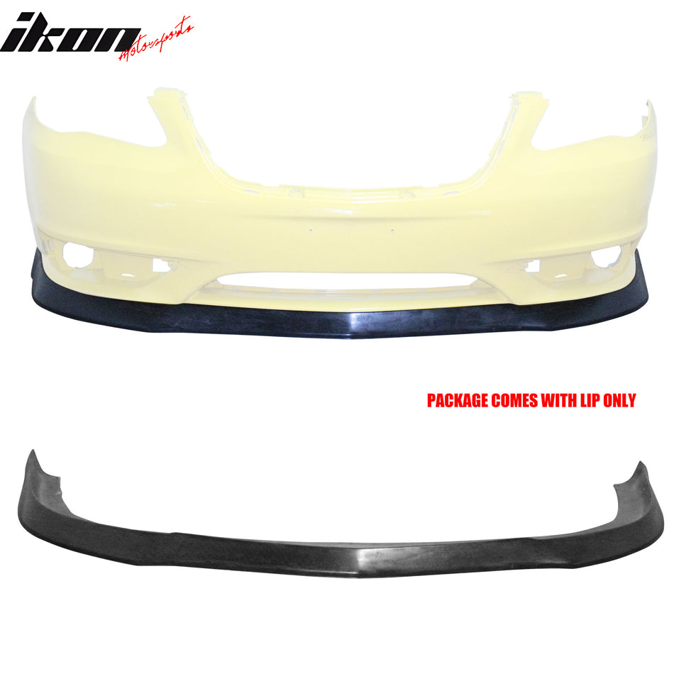 2011-2014 Chrysler 200 IK Style Front Bumper Lip Lower Spoiler PU