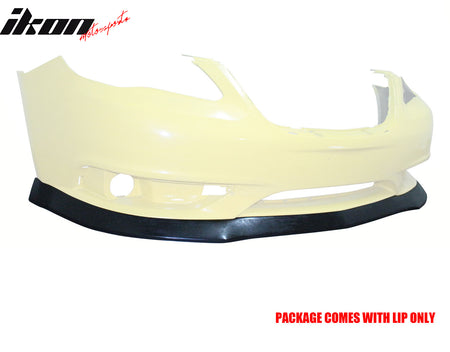 IKON MOTORSPORTS Front Bumper Lip, Compatible with 2011-2014 Chrysler 200, IK Style PU Polyurethane Air Dam Chin Spoiler Protector Splitter 1PCS