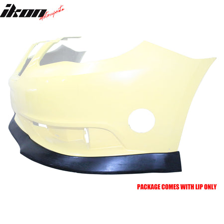 Fits 11-14 Chrysler 200 IK Style Front Bumper Lip Lower Chin Spoiler Splitter PU