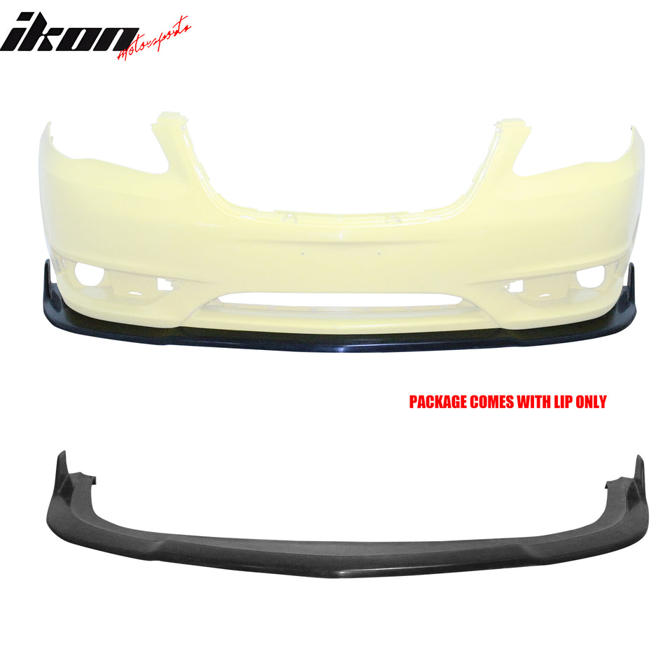 2011-2014 Chrysler 200 IKS Style Front Bumper Lip Lower Spoiler PU