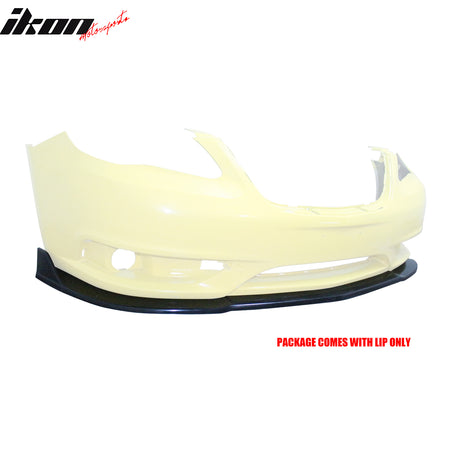 IKON MOTORSPORTS Front Bumper Lip Spoiler, Compatible with 2011-2014 Chrysler 200, IKS Style PU Polyurethane Air Dam Chin Splitter Protector 1PCS