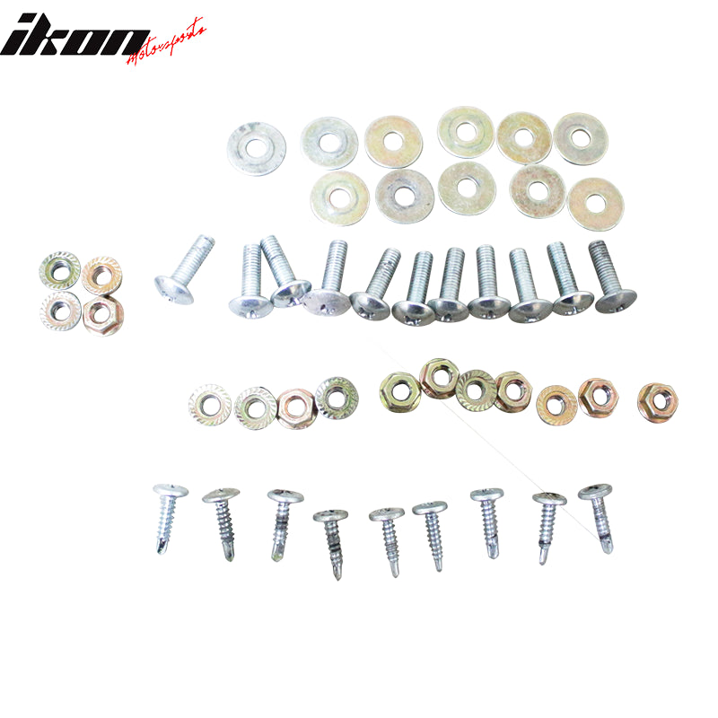 For 11-14 Chrysler 200 3PCS IK Style Front Bumper Lip Chin Splitter Unpainted PU