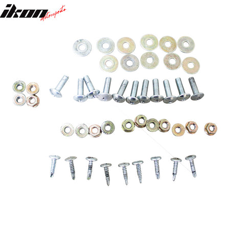 For 11-14 Chrysler 200 3PCS IK Style Front Bumper Lip Chin Splitter Unpainted PU