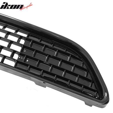 Fits 11-14 Chrysler 300 SRT8 Bumper Lower Grille Gloss Black ABS - SRT8 Style