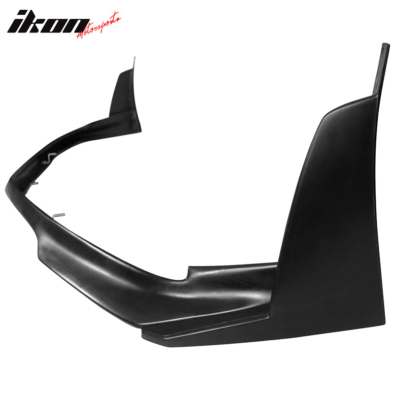 Fits 11-14 Dodge Charger RA Style Front Bumper Lip Splitters + Winglets PU