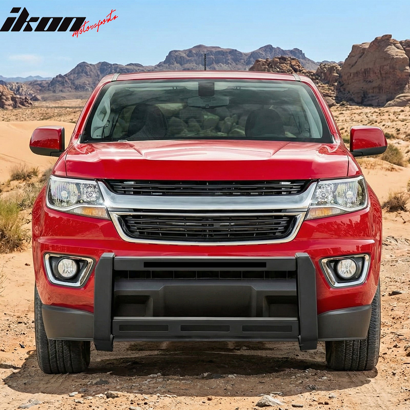 Fits 15-22 Chevrolet Colorado GMC Canyon Bull Bar Front Push Bumper Grille Guard