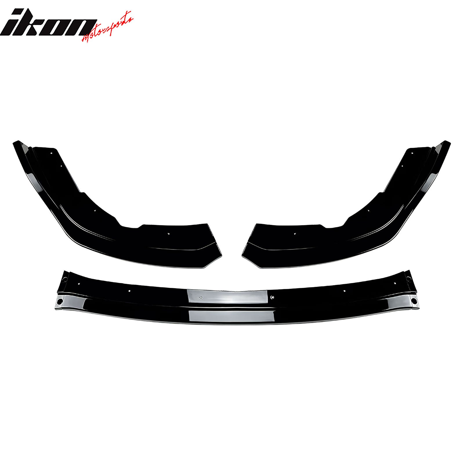 Fits 11-14 Impreza WRX STI IKON Front Bumper Lip Chin Splitter PP Gloss Black