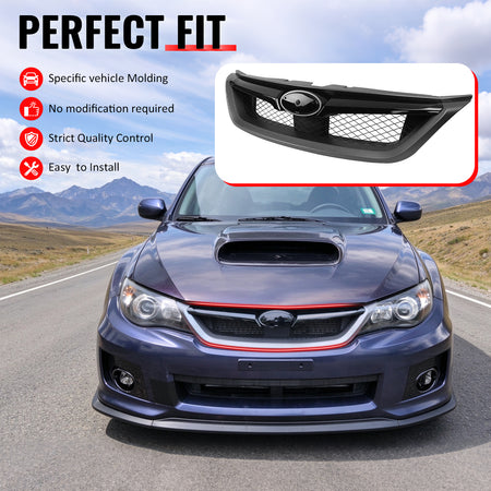 Fit 2011-2014 Subaru Impreza & WRX STI & WRX Front Upper Grille OE Style