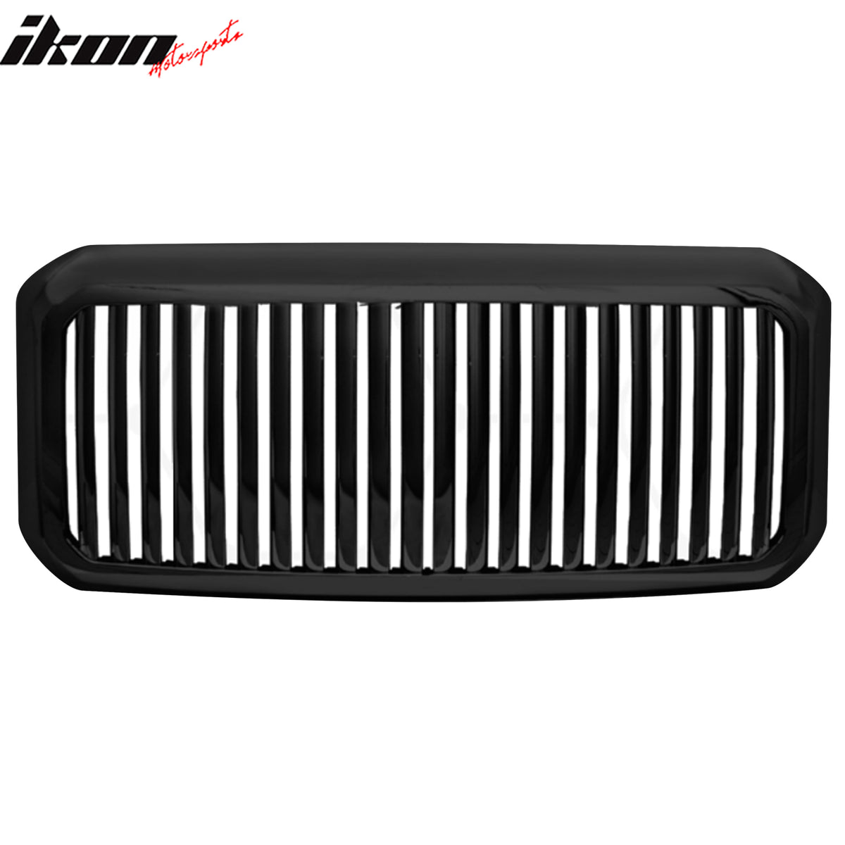 For 11-15 Ford F-250 Super Duty F-350 Vertical Black ABS Front Mesh Grille Cover