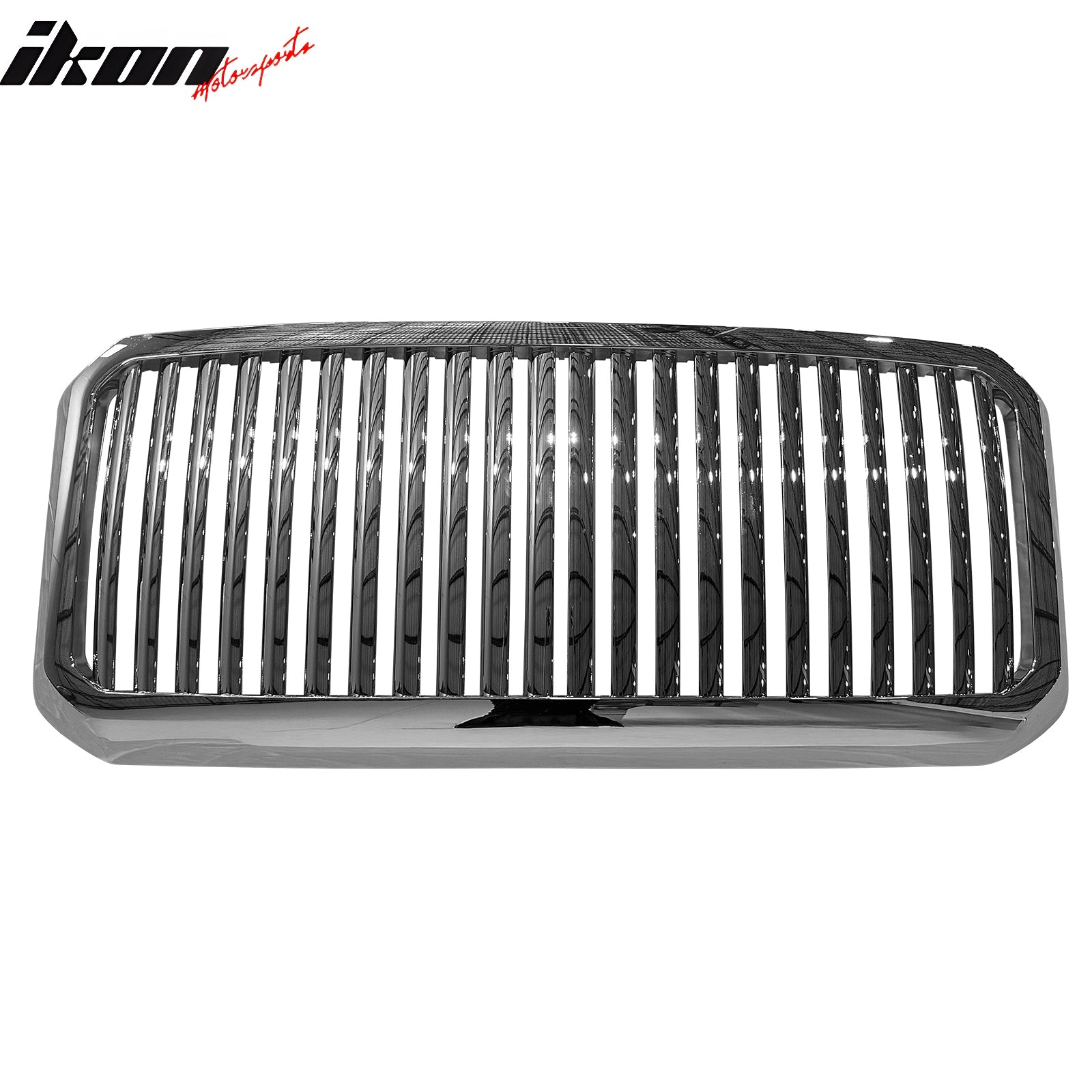 Fits 11-15 Ford F-250 Super Duty F-350 Vertical Chrome ABS Front Mesh Grille