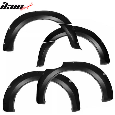 Fits 11-16 Ford Ranger T6 XL XLT Pocket Style Fender Flares Wheel Arch Extension