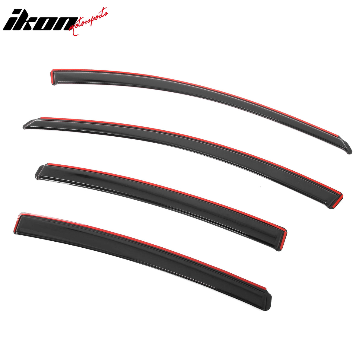 Fits 11-16 Hyundai Elantra Sedan Window Visors Side Door In Channel Deflectors