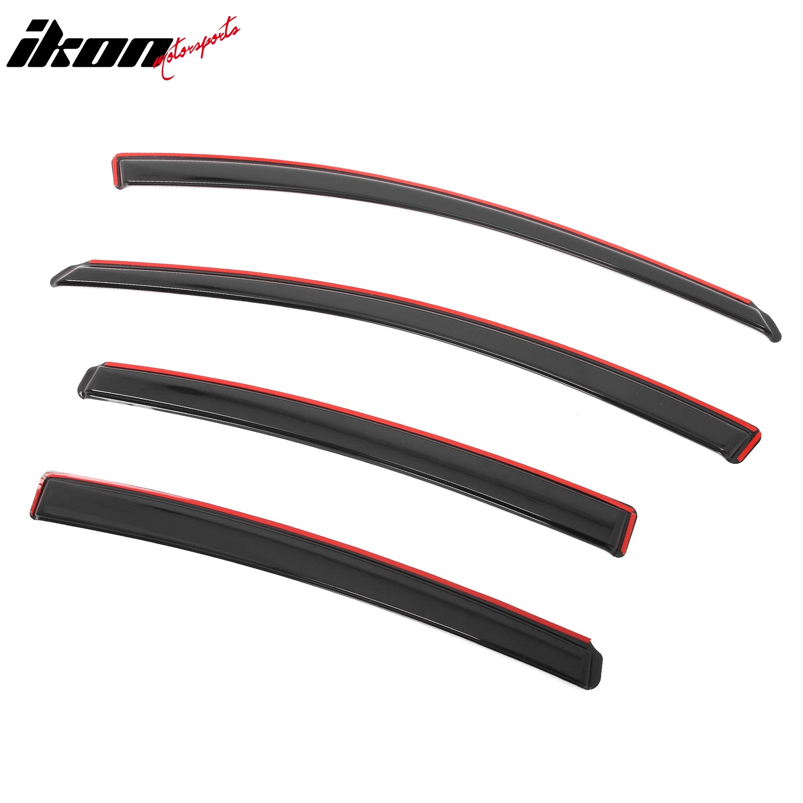 Fits 11-16 Hyundai Elantra Sedan Window Visors Side Door In Channel Deflectors