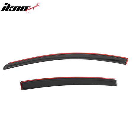 Fits 11-16 Hyundai Elantra Sedan Window Visors Side Door In Channel Deflectors