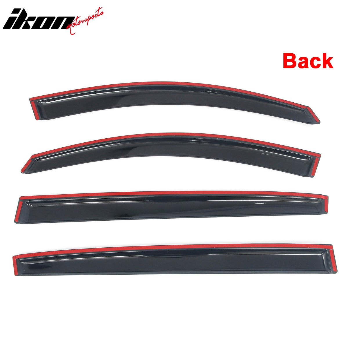 Fits 11-16 Kia Sportage Acrylic Window Visors Sun Guard Rain Deflector 4Pc Set