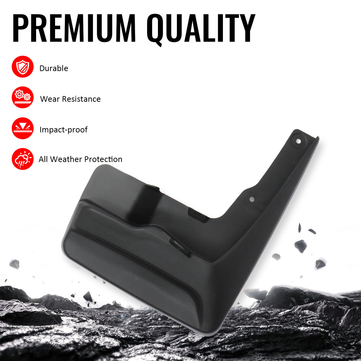 Fits 11-17 Toyota Sienna Front Rear Fender Mud Flaps Wheel Arch Splash Guards PP