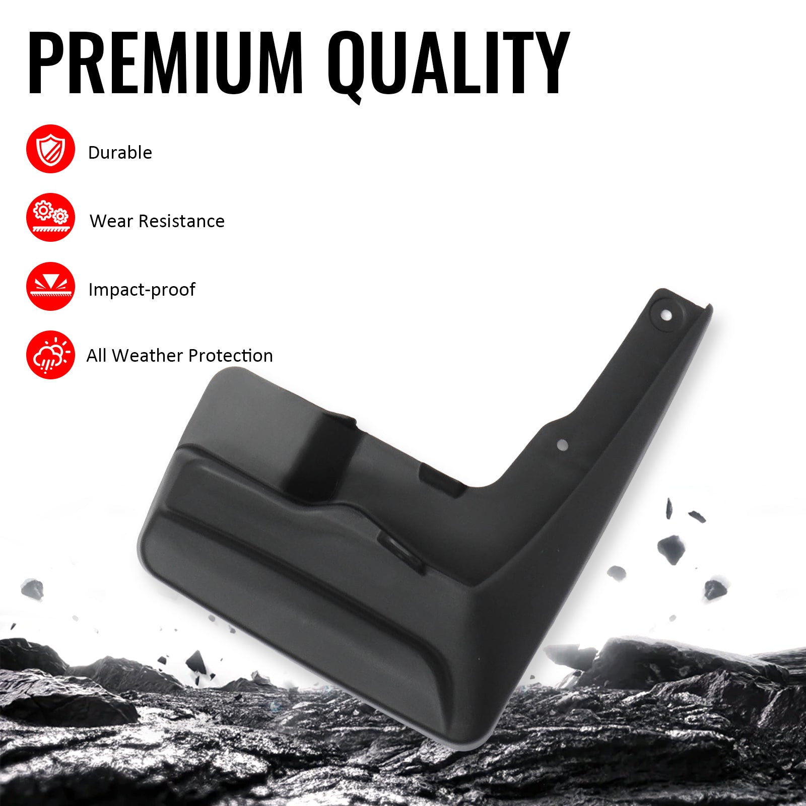 Fits 11-17 Toyota Sienna Front Rear Fender Mud Flaps Wheel Arch Splash Guards PP