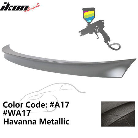 2011 - 2017 BMW F10 5 Series AC Style Carbon Fiber Trunk Spoiler WingPainted A17, WA17 Havanna MetallicIkon Motorsports