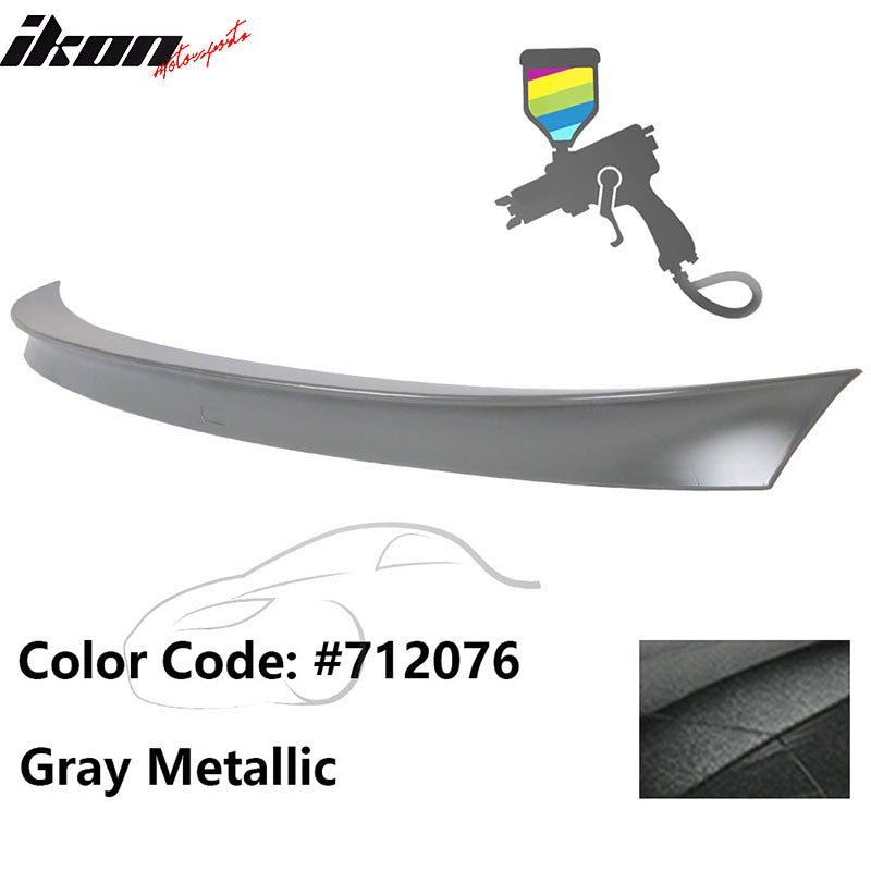 2011 - 2017 BMW F10 5 Series AC Style Carbon Fiber Trunk Spoiler WingPainted 712076 Gray MetallicIkon Motorsports